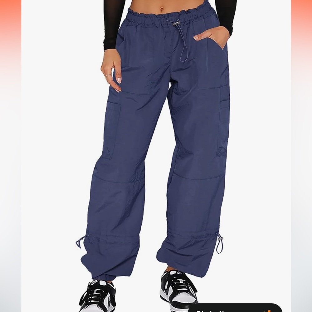 Women's Navy Cargo Pants
